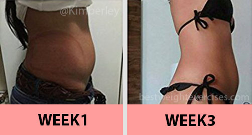 My results After 3 weeks progress